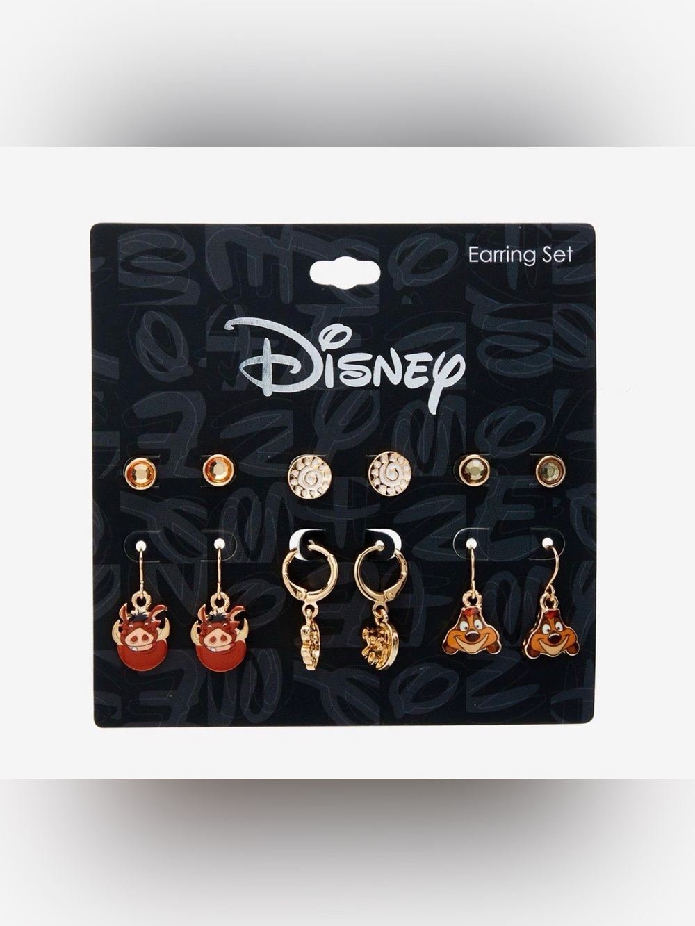 NWT Neon Tuesday Disney The Lion King earring set 6 pairs